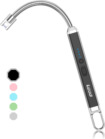 Candle Lighters,Electric Lighter Rechargeable Lighter USB Arc Long Lighter with LED Display