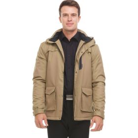 Helios " The Heated Coat" (Color: Camel, size: xxl)