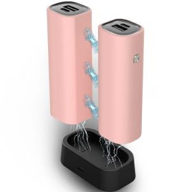 Hand Warmers Rechargeable 2 Pack, 10000 mAh Electric Hand Warmer,360¬∞Surround Heat Magnetic Electric Handwarmer (Color: pink)